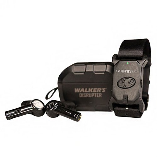 Der SHOTSYNC Wearable Shot Timer zählt Schüsse basierend auf Rückstoß und Sound, bietet Bluetooth 5.2, eine 5,5 Std. Akkulaufzeit und ist mit der Walker's App kompatibel.