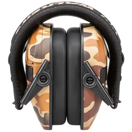 Die Walkers Razor Slim Electronic Muffs bieten kompakten, faltbaren Hörschutz mit 23 dB Geräuschreduzierung, Sound Activated Compression und hohem Tragekomfort.