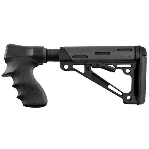 Der HOGUE® Buttstock Adapter für die Remington 870® bietet eine leichte, robuste Konstruktion, eine rutschfeste Schulterstütze und vielseitige Montagemöglichkeiten.