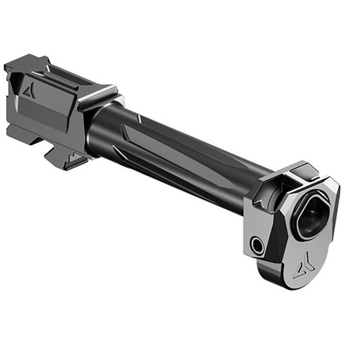 Das Radian AFTERBURNER + RAMJET Set für die Glock 19 Gen 4 bietet hervorragende Rückstoßreduzierung, präzise Genauigkeit und einfache Installation für deine Waffe.