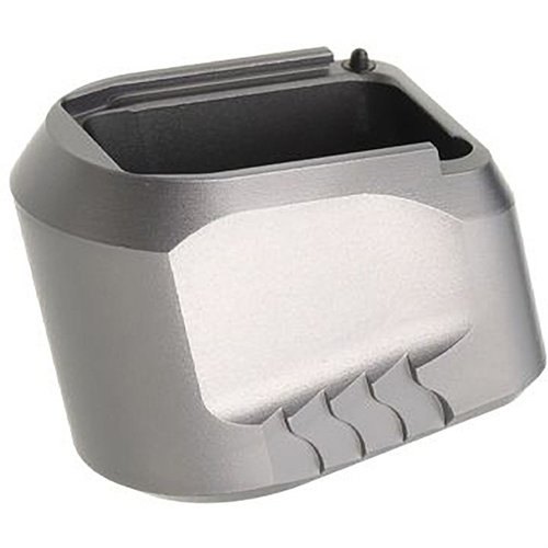 Mit der +5 Magazine Extension für S&W M&P 1.0/2.0 erhältst du mehr Kapazität, verbesserten Grip und langlebige 6061 Aluminium-Konstruktion für maximale Zuverlässigkeit.