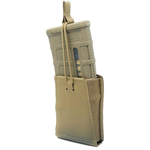 Der GBRS Group Single Rifle Magazine Pouch ist MOLLE/BELT-kompatibel, bietet positive Retention und einen reibungslosen Zugriff für 7.62/.308 Magazine.