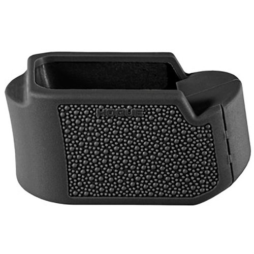 Verbessere die Handhabung deiner Glock 26 mit dem Hogue OverMolded Grip Extension Pad, das zusätzlichen Halt, Komfort und Schutz für dein Magazin bietet.