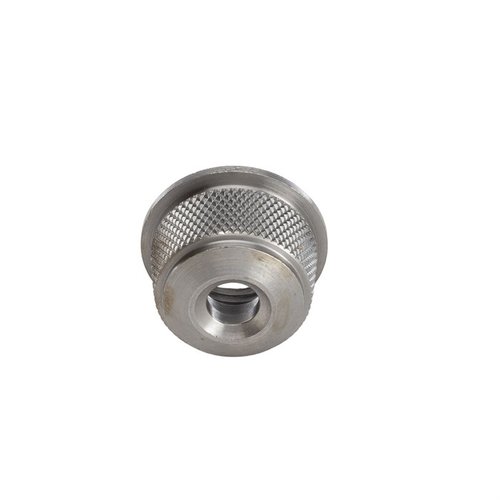 Der Remington 20 GA Magazine Cap für LT-20 bietet eine integrierte Swivel Hole für Sling-Befestigung, sichert den Lauf und hat eine saubere silberne Oberfläche.