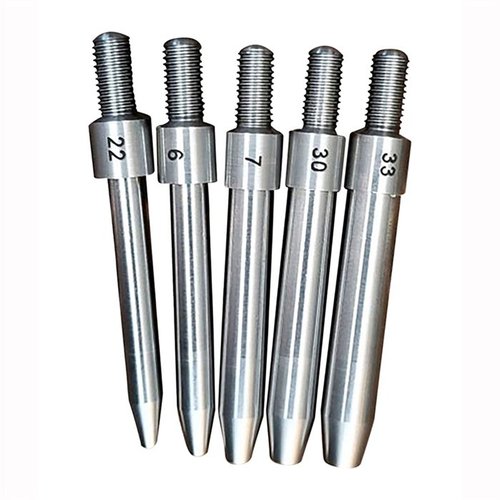 Die L.E. WILSON Expanding Mandrels sorgen für einen konstanten Halsdurchmesser bei neuen Hülsen und verbessern die Sitztiefe durch optimale Nackenspannung.