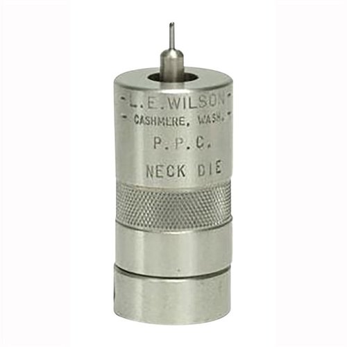 Die STAINLESS NECK SIZING DIES von L.E. WILSON ermöglichen präzises Neck Sizing mit wechselbaren Bushings, verbessern die Konzentrizität und verlängern die Lebensdauer von Messing.