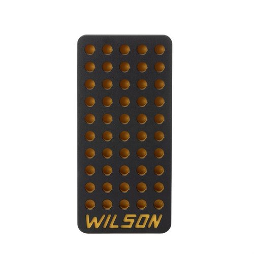 Die WILSON 50-Round Reloading Tray bietet Platz für 50 Hülsen, eine integrierte Bullet/Primer Cup und ist aus langlebigem, chemikalienbeständigem HDPE gefertigt.