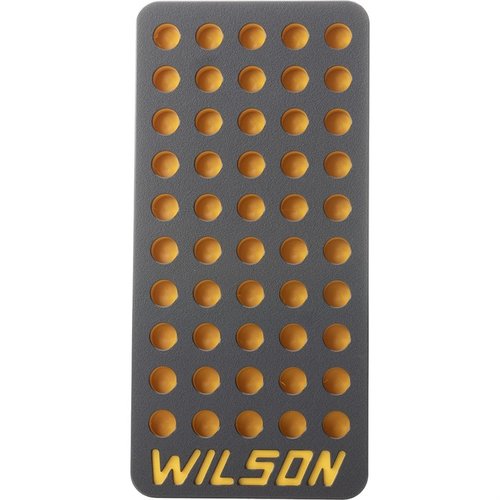 Die WILSON 50-Round Reloading Tray bietet Platz für 50 Hülsen, eine integrierte Bullet/Primer Cup und ist aus langlebigem, chemikalienbeständigem HDPE gefertigt.
