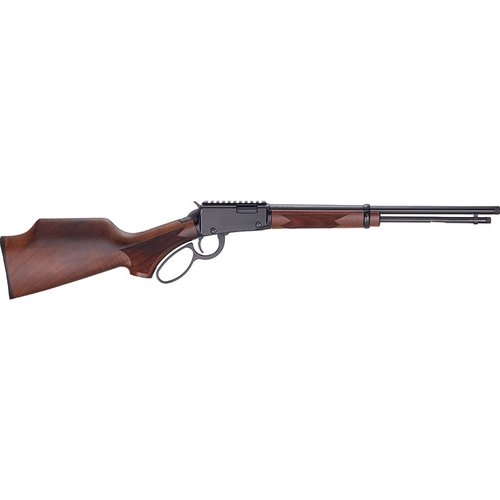 Die H1 Sporter .22 Lever Action Carbine kombiniert traditionelle Handwerkskunst mit modernen Features, wie einem 16,5" Lauf, Picatinny-Schiene und einem leichten, handlichen Design.