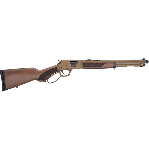 Die H12 Explorer .357 Magnum/.38 Spl ist eine kompakte Lever Action Carbine mit 16,5" Lauf, 7 Schuss Kapazität und robustem Design – ideal für Jagd und Zielschießen.