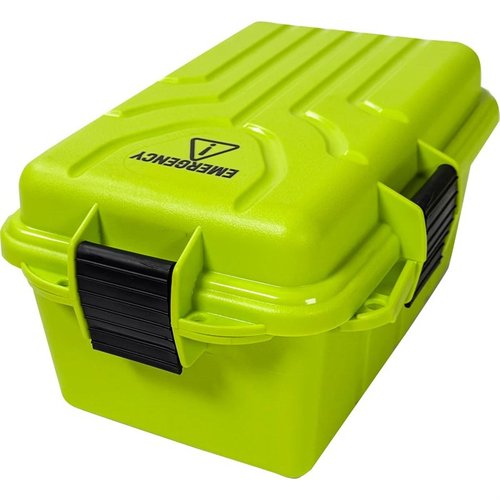 Die MTM EB2 Emergency Box ist wasserfest, aus hochschlagfestem Polypropylen und sorgt mit ihrer Notfallfarbe für schnelle Sichtbarkeit – perfekt für deine Notfallausrüstung!