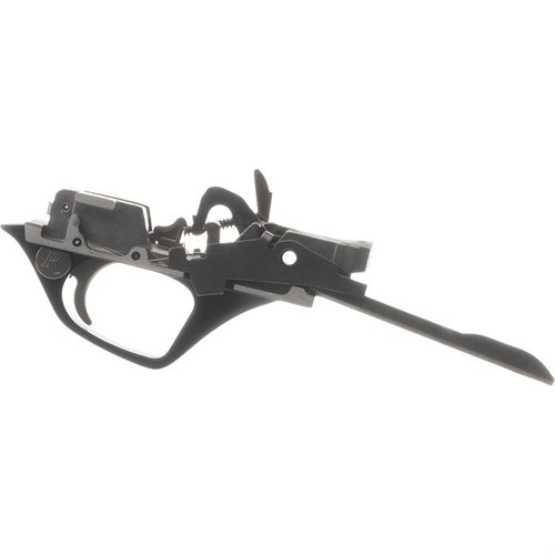 Die 12 GAUGE TRIGGER PLATE ASSEMBLY für Remington Versa Max bietet eine langlebige, schwarze anodisierte Oberfläche, präzise Passform und ist ideal für Reparaturen oder Austausch.