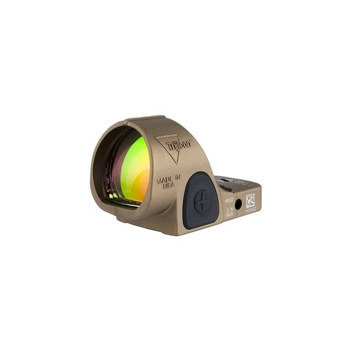 Der Trijicon SRO bietet ein großes Sichtfeld, eine klare 1.0 MOA LED-Dot, einfache Anpassungen und eine robuste Bauweise für präzises Schießen.