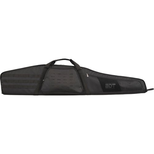 Die 52" Deluxe Suppressor Rifle Case bietet gepolsterten Schutz, eine hitzebeständige Pouch für Suppressoren und praktische Außenfächer für Zubehör.