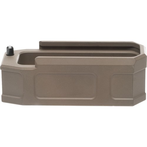 Die MXP Magazinverlängerung für Gen M3 PMAG bietet +5 oder +6 Schuss, ist werkzeuglos installierbar und besteht aus robustem CNC-Aluminium.