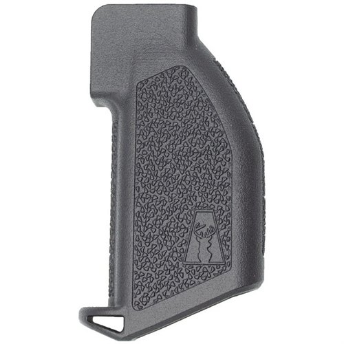 Der ALPHA PRECISION RIFLE GRIP bietet ergonomischen Komfort, verbesserte Fingeranpassung und eine rutschfeste Oberfläche für präzises Schießen mit AR-Stil Gewehren.