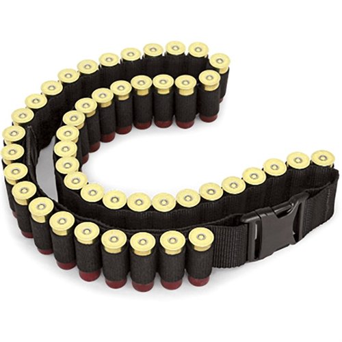 Der SHOTGUN BANDOLIER von ADAPTIVE TACTICAL hält bis zu 45 Schalen griffbereit, ist aus strapazierfähigem Nylon, verstellbar und hat rutschfeste Schlaufen.