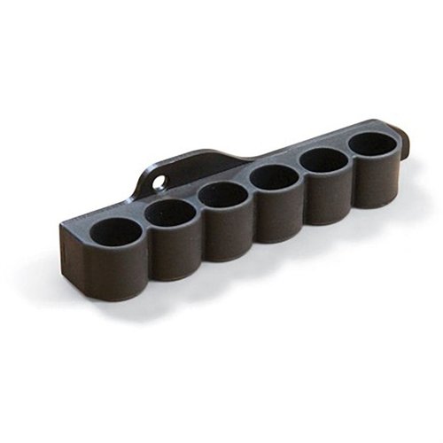 Der Adaptive Shell Carrier für Mossberg 500/590/88 hält sechs 12ga Schalen sicher bereit, ermöglicht schnelles Nachladen und ist wetterbeständig sowie einfach zu installieren.