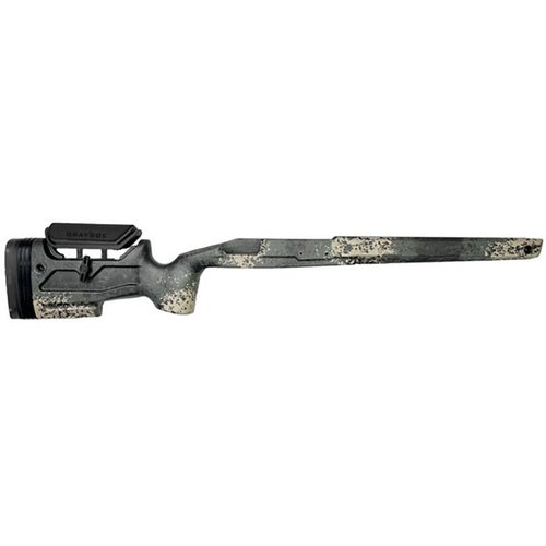 Der GRAYBOE CORE UMC kompatible Adjustable Stock bietet unvergleichliche Stärke, Anpassungsfähigkeit und Präzision für dein Gewehr, perfekt für Long Range und Wettkämpfe.
