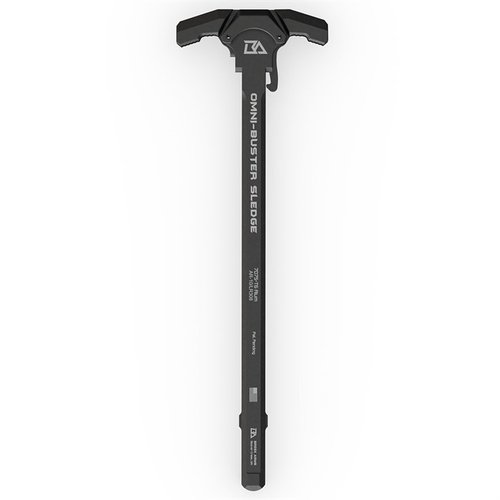 Der Sledgehammer Omni-Buster™ AR-10 Charging Handle bietet zuverlässige Gasreduktion, eine ambidextröse Bauweise und robuste Latches für stressfreies Handling.