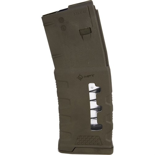Das EXD 5.56X45 NATO Magazin bietet hohe Sichtbarkeit, verbesserte Haltbarkeit und einfache Handhabung mit einem Fenster zur schnellen Rundenzählung.