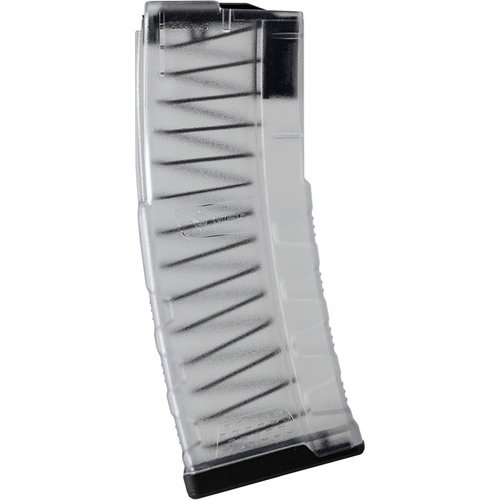 Das EXD 5.56X45 NATO Magazin bietet eine klare Sicht auf die Munitionsanzahl, ist extrem robust, temperaturbeständig und einfach zu zerlegen.