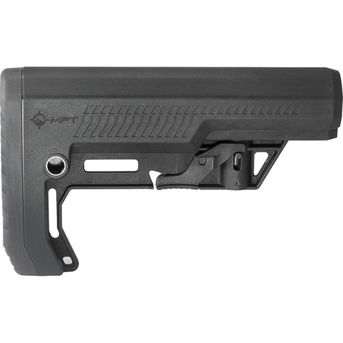 Der BATTLELINK EXTREME DUTY Minimalist Stock bietet eine robuste Bauweise, verbesserte Wangenauflage und mehrere Sling Slots für optimale Flexibilität.