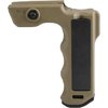 Der REACT Magwell Grip bietet eine kompakte, texturierte Vertikalgriff-Lösung für bessere Mündungskontrolle und präzises Schießen in CQB-Situationen.
