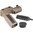 MISSION FIRST TACTICAL, LLC REACT TORCH AND VERTICAL GRIP SCORCHED DARK EARTH