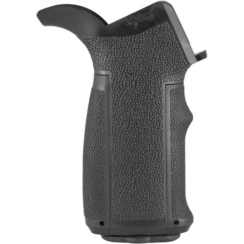 Der ENGAGE Pistolengriff bietet anpassbare Finger- und Handballenstraps für optimalen Halt, eine wasserfeste Aufbewahrung und einen ergonomischen Winkel.