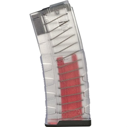 Das EXD TRANSLUSCENT 15RD Pinned Magazin für AR-15 bietet 15 Schuss, verbesserte Haltbarkeit, zuverlässige Zuführung und ein durchdachtes Design für einfaches Handling.