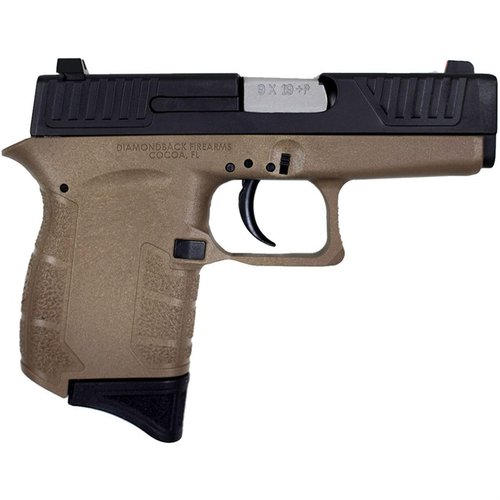 Die DB9 von Diamondback ist eine ultrakompakte 9mm Handfeuerwaffe mit leichtem Polymerrahmen, ideal für verdecktes Tragen und zuverlässige Selbstverteidigung.