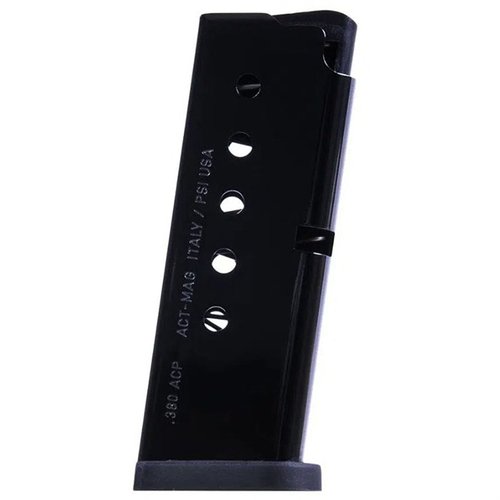 Das Diamondback DB380 Magazin mit flachem Boden bietet 6 Schuss .380 ACP, zuverlässige Fütterung und eine schlanke Bauweise für den täglichen Einsatz.