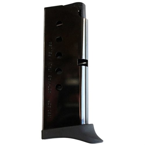 Das Diamondback DB380 Magazin mit Fingerverlängerung bietet 6 Schuss .380 ACP, verbessert die Griffstabilität und bleibt dabei kompakt für den Alltag.