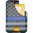 MISSION FIRST TACTICAL, LLC MINIMALIST WALLET BLUE LINE AMERICAN FLAG