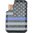 MISSION FIRST TACTICAL, LLC MINIMALIST WALLET BLUE LINE AMERICAN FLAG