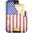 MISSION FIRST TACTICAL, LLC MINIMALIST WALLET AMERICAN FLAG VINTAGE