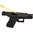 MISSION FIRST TACTICAL, LLC TAKE DOWN CHAMBER SAFETY FLAG INSERT FOR 9MM PISTOL YELLOW