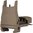 MISSION FIRST TACTICAL, LLC FLIP UP FRONT SIGHT PICATINNY SORCHED DARK EARTH