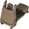 MISSION FIRST TACTICAL, LLC FLIP UP REAR SIGHT SORCHED DARK EARTH