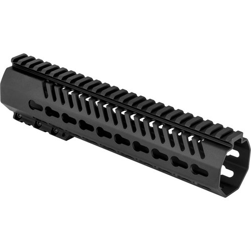 Das TEKKO Free Float KeyMod Rail System für AR-15 bietet eine leichte, modulare Plattform aus Aluminium, die einfach zu installieren ist und zahlreiche Zubehörteile sicher montiert.