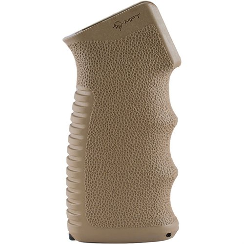 Der MISSION FIRST TACTICAL ENGAGE PISTOL GRIP für AK-47 bietet eine rutschfeste Oberfläche, sicheren Stauraum und eine ergonomische Passform für besseren Halt.
