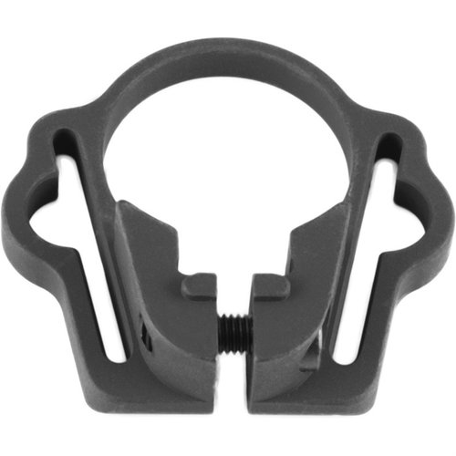 Der ONE POINT SLING MOUNT von MISSION FIRST TACTICAL bietet eine einfache Montage ohne Rohrdemontage, aus CNC-gefrästem Aluminium mit mattschwarzer Oberfläche.