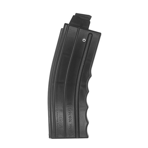 Das V208 Magazin bietet eine patentierte, verstellbare Lock-Up-Technologie und 8 Einsätze für präzise Anpassungen, um die Fütterung in verschiedenen .22 LR Plattformen zu optimieren.