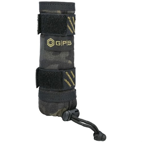 Die G.P.S. Tactical Suppressor Covers reduzieren die visuelle "Mirage" durch Wärme, sind aus 1000D Nylon, hitzebeständig und rutschen dank Tether-Line nicht.