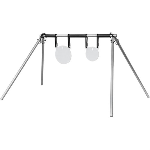 Vervollständige dein Setup mit dem AR500 3/8" Gong Hanger Kit, das robuste AR500 Stahlgong-Ziele und ein tragbares Hängesystem für vielseitiges Training bietet.