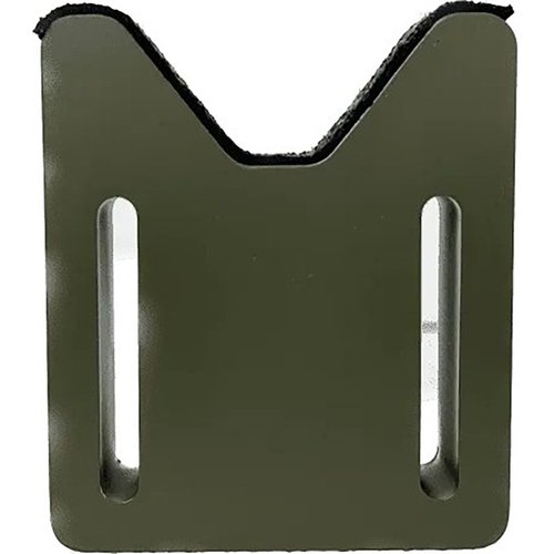 Der MULTI-CAL SMALL V BLOCK von RANSOM ist ideal für Handguns mit Licht/Laser unter dem Lauf, bietet Stabilität und passt perfekt für kompakte Modelle.