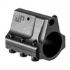 AR-15 2-teiliger Detent-Gasblock Low-Profile .750 Stahl Schwarz