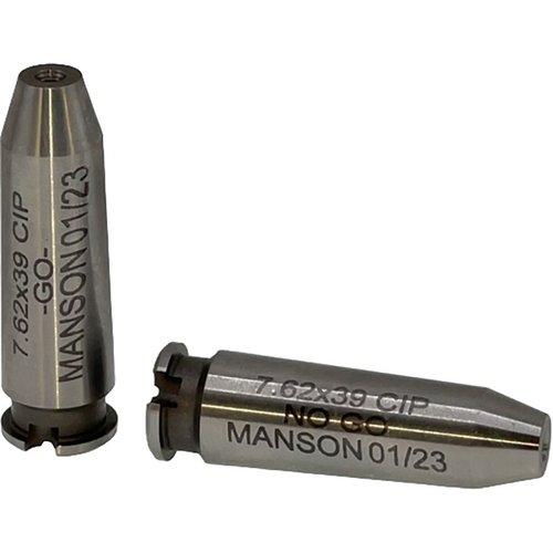 Die Manson Precision Rimless Cartridge Headspace Gauges bieten präzise Messungen, langlebige Konstruktion und eine große Auswahl an Kalibern für sichere Feuerwaffen.