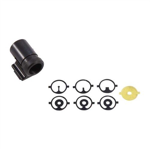 Die RIFLE TARGET FRONT SIGHT 17 ATC bietet eine niedrige Silhouette, aus Stahl mit 8 austauschbaren Einsätzen, die sicher fixiert werden.